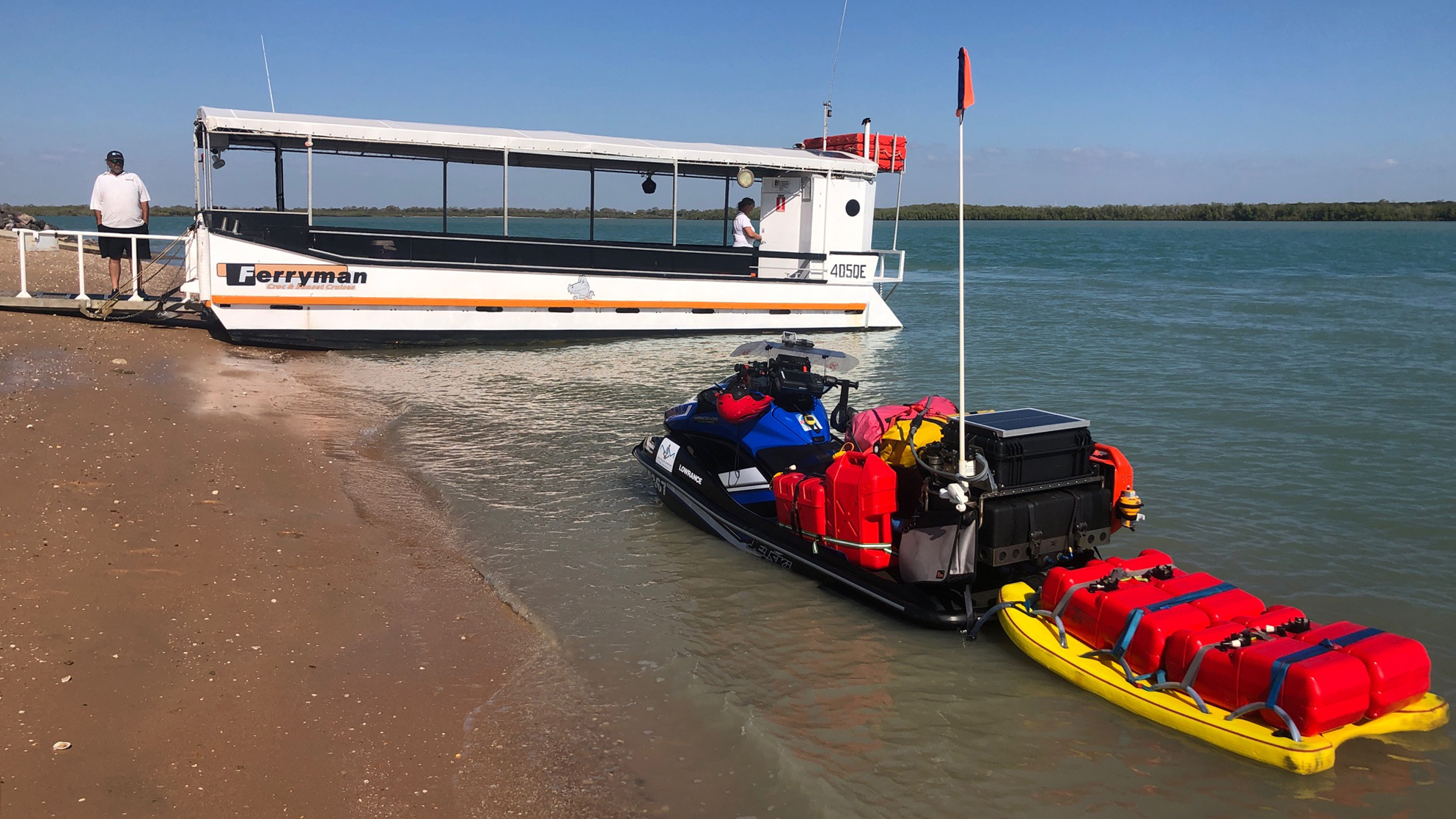 Jet Ski around Australia arrives in Darwin, finish line just weeks away