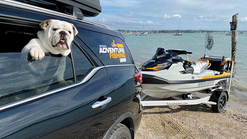 Andrew Hill takes delivery of 2022 Sea-Doo Fish Pro Trophy edition