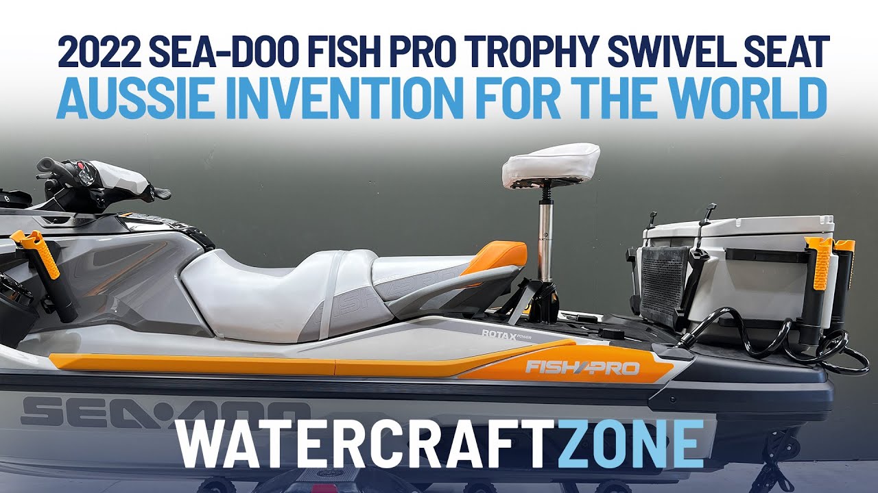 2022 SeaDoo Fish Pro Trophy DIY popup seat VIDEO