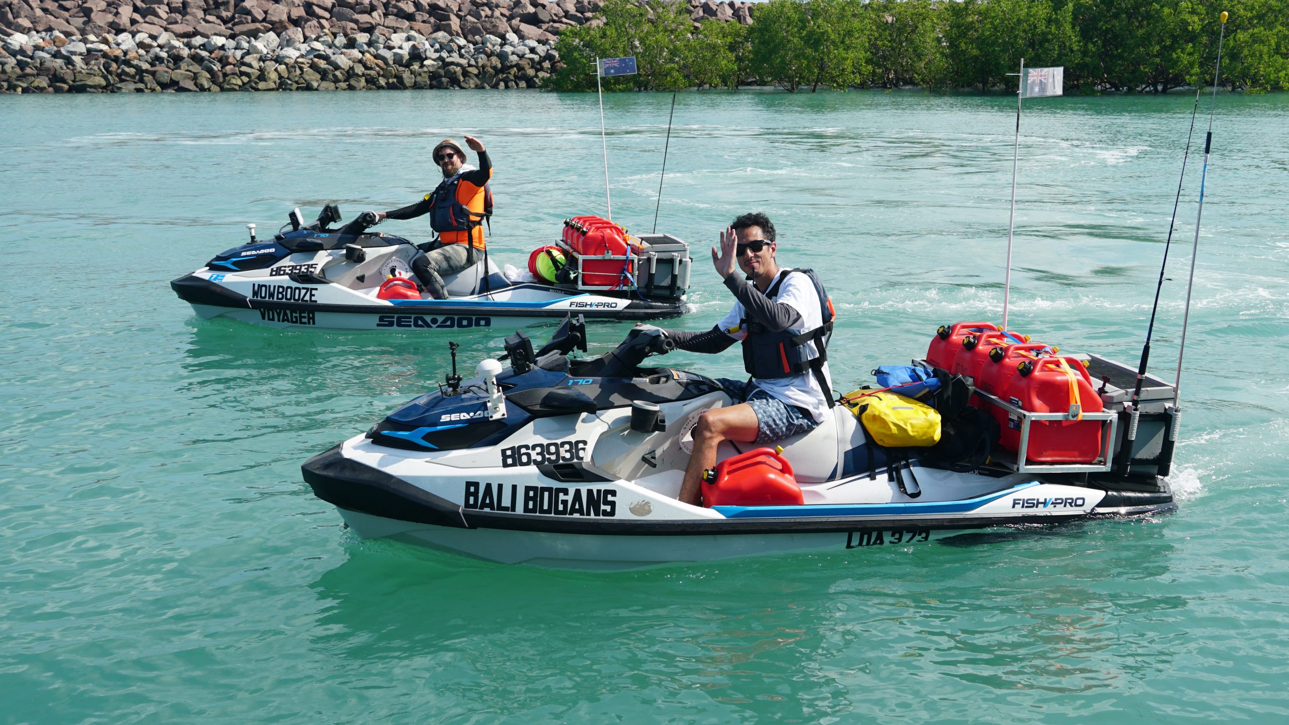 Bon Voyage! Darwin to Bali on a pair of Sea-Doo Fish Pros is go